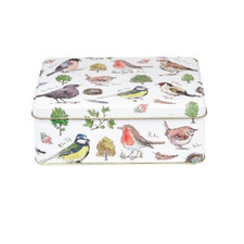 Madeleine Floyd Storage Tin Birdsong Rectangular Decorative Container With Lid