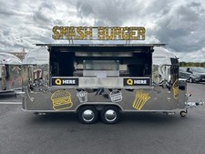 Mobile Catering Trailers for sale used  Smashed Burger Airstream Kiosk 