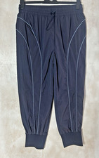 Sweaty Betty Statement Nylon Pant Joggers Size Large Blue BNWOT (C6)