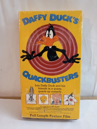Daffy duck quackbusters vhs - duck,
