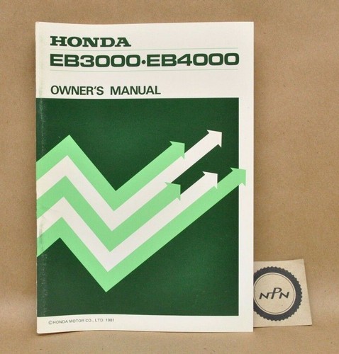 Vintage 1981 honda eb3000 - vintage,