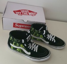 SS18 Supreme x Vans Skull Pile Sk8-Hi UK 8 US 9 EUR 42 trainers 