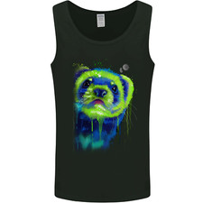 A Ferret Watercolour Mens Vest