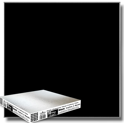 Black suspended vinyl - black,