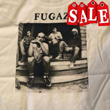 Retro Fugazi t-shirt, white shirt, remake shirt, gift for fan