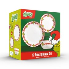 The Grinch 12pc Porcelain