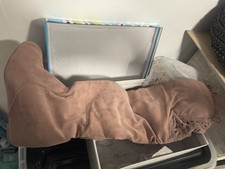 Hidden Wedge Knee Length Boots