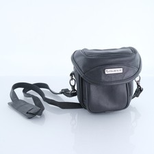 Fuji Finepix S5700 Series Bridge Camera Leather Case Protective Cover Black Good