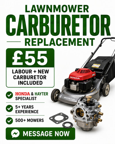 Honda hayter lawnmower - &,