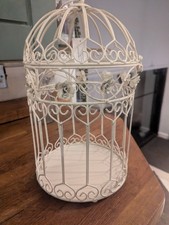 Cream Metal Decorative Bird