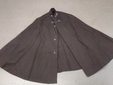 Vintage Wool Police Cape Set With Lions Head Details.