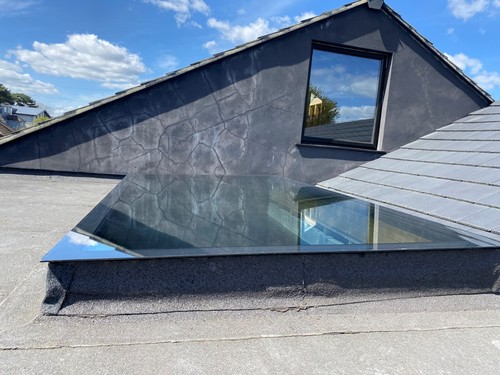 Roof window skylight flat - flat,
