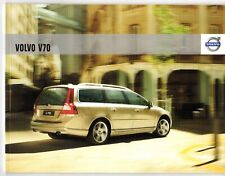 Volvo V70 2009-10 UK Market Sales Brochure SE Lux R Design Premium