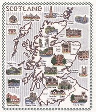 Counted Cross Stitch Map Kits