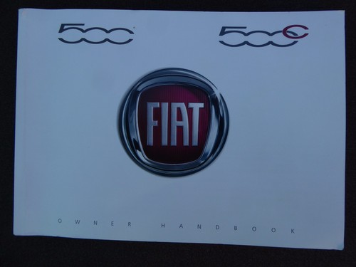 Fiat 500 500c handbook - 500,