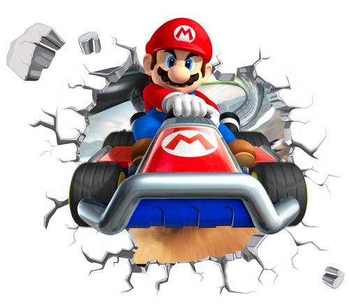 Super mario wall - super, decal