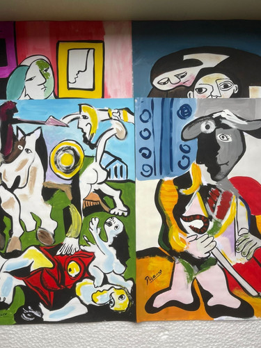 Picasso paiting and - paiting,