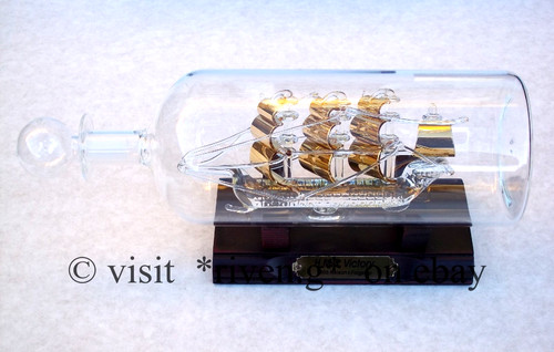 Hms victory glass ship - glass, in