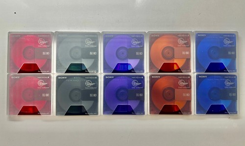 Sony md80 colour minidisc - 10,