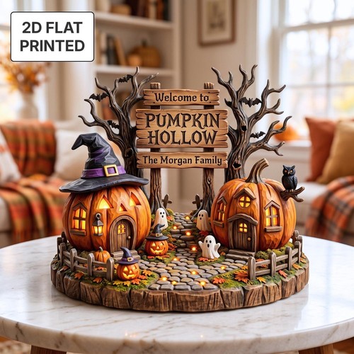 Personalized pumpkin hollow - personalized,