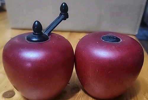 Vintage wood red apple - vintage,