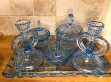 Art deco dressing table set