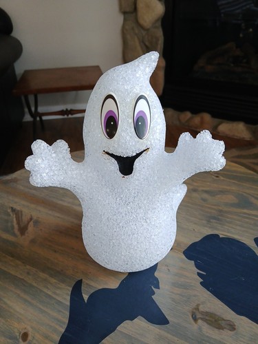 Halloween ghost melted - ghost,