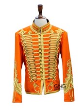 Orange Napoleonic Hussar Wool