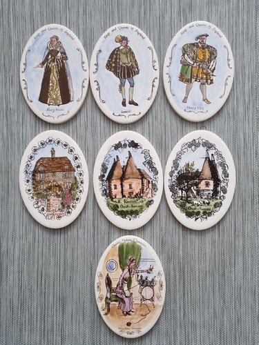 Hand painted wall plaques - hand,