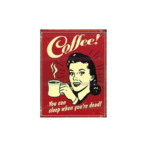 Tin sign plaque pub - tin,