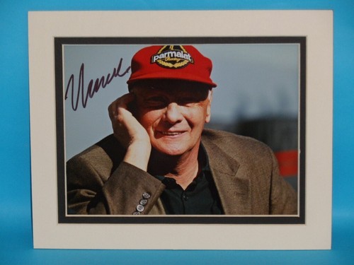 Autographed niki lauda - lauda, signed