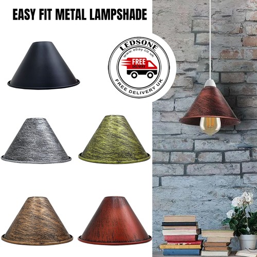 Vintage metal ceiling light - vintage,