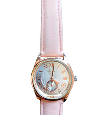 Cotton Traders pink watch, new battery