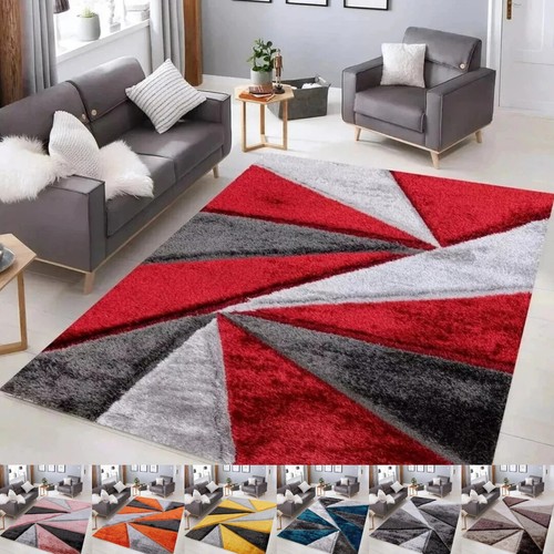 Thick large shaggy rugs soft - large,
