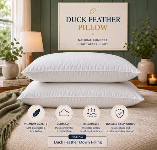 Premium duck feather down - feather, &