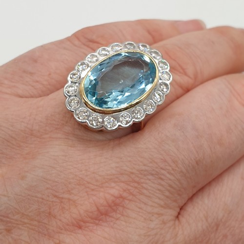 Huge 14ct 585 - , aquamarine
