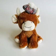 Keel Pipp The Bear And Friends Soft Toy Cuddly Plush Higland Cow Farm Animal 6”