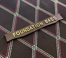 "Foundation Bass" Model Plaque