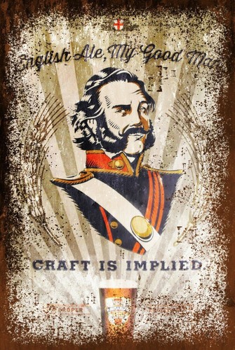 Bombardier ale advert aged - bombardier,