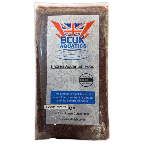 Bcuk frozen bloodworm 1kg bulk - bcuk,