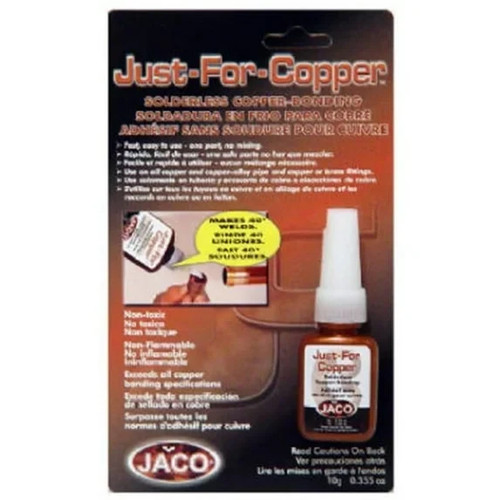 Just for copper - for, solderless