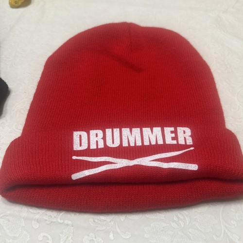 Drummer drum set - drummer, beanie