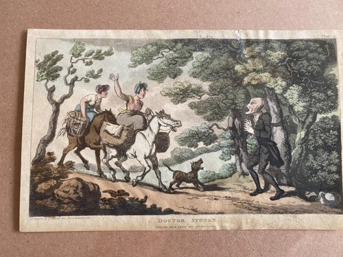 1812 doctor syntax aquatint - 1812,