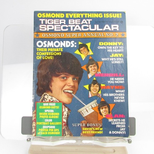 Vintage 1972 tiger beat - vintage,