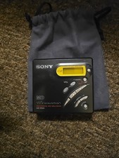 Sony Walkman MZ-R500 Minidisc Recorder/Player Black Tested