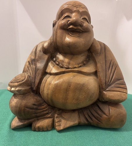 Hand carved laughing wooden - hand,