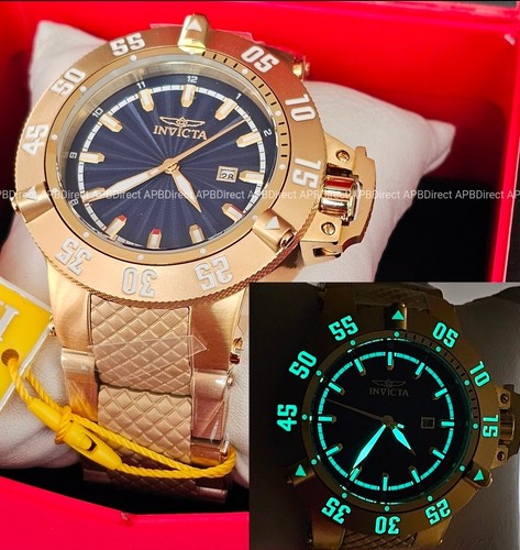 Invicta gold plated subaqua - invicta, plated-