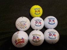Pinnacle Lindrick Golf Club Ryder Cup Golf Balls Used 7x Gold Distance