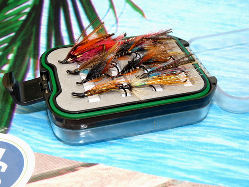Double hook salmon flies - 11,