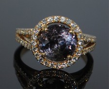 18ct Gold Colour Change Purple